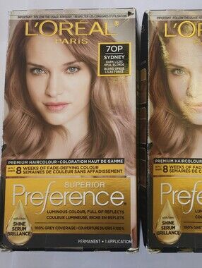L'Oreal Superior Preference 7OP Sydney - Dark Lilac Blonde New Set Of 2